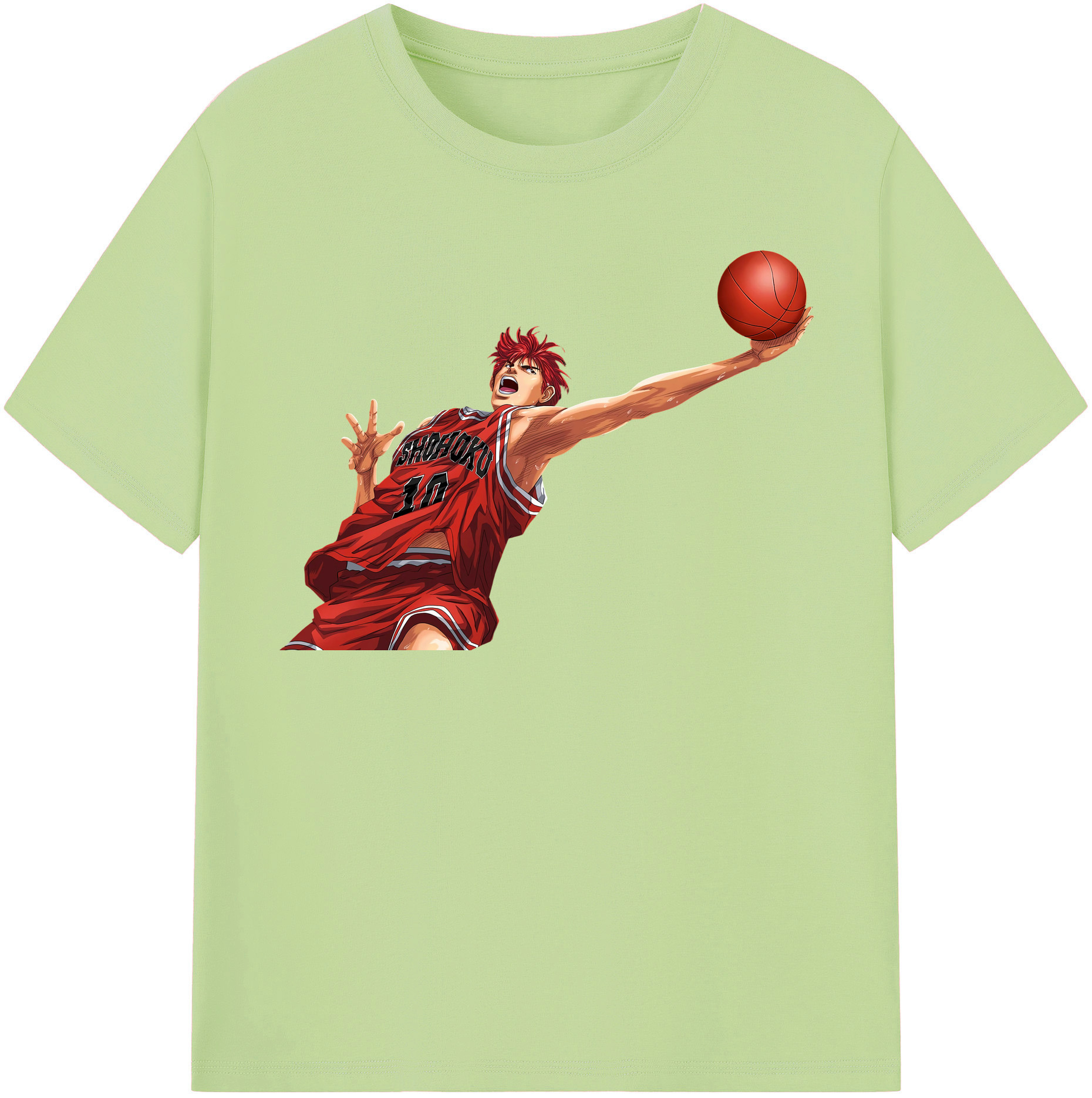 （画像用） SLAM DUNK／スラムダンク 綿100％半袖Tシャツ（フロントプリント）